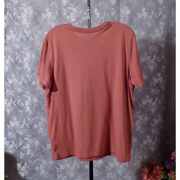 Wrangler Rodeo Queen T-Shirt Size XL Burnt Orange Cowgirl Western Reto Style Tee - Picture 3 of 5